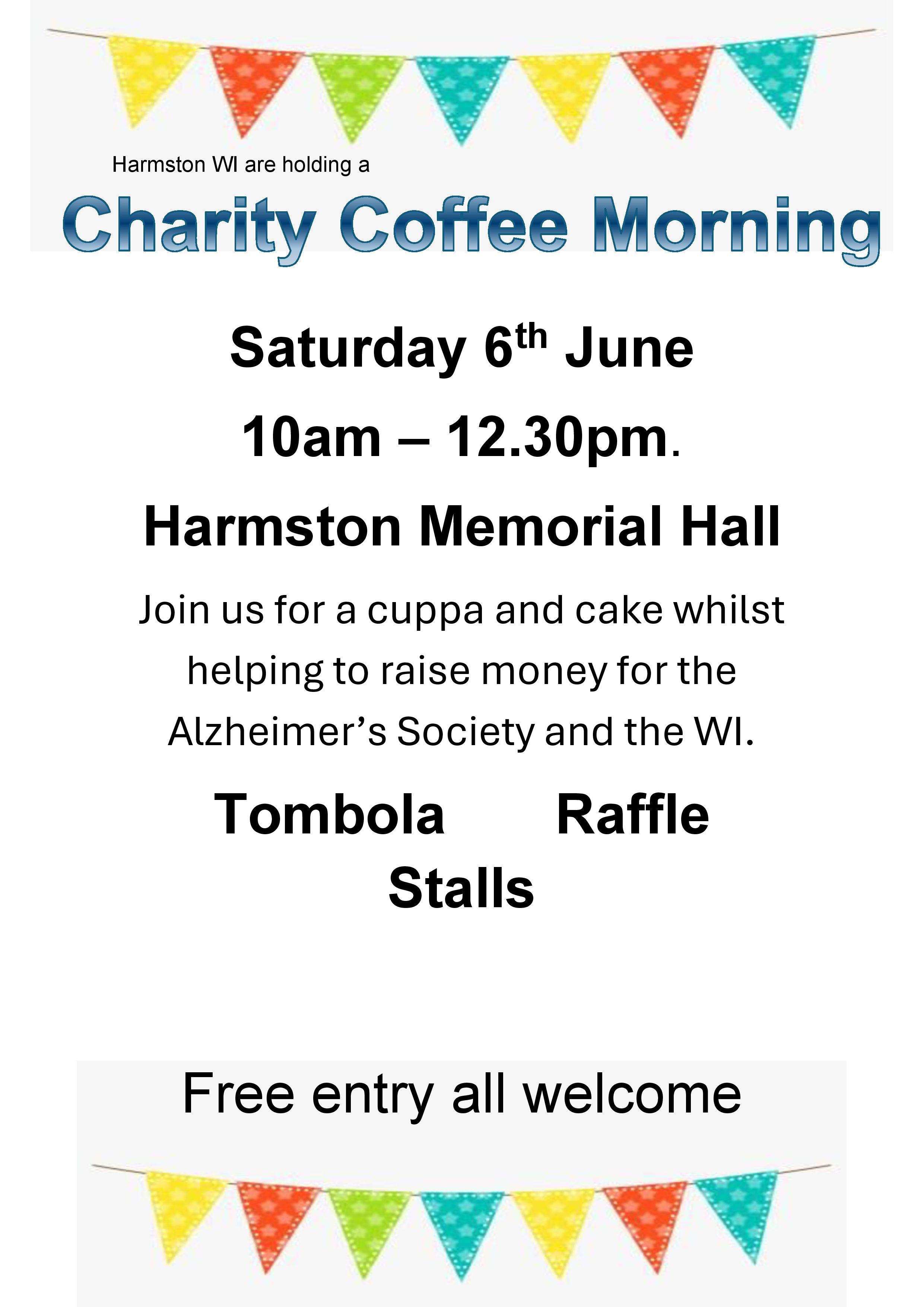 coffee morning poster