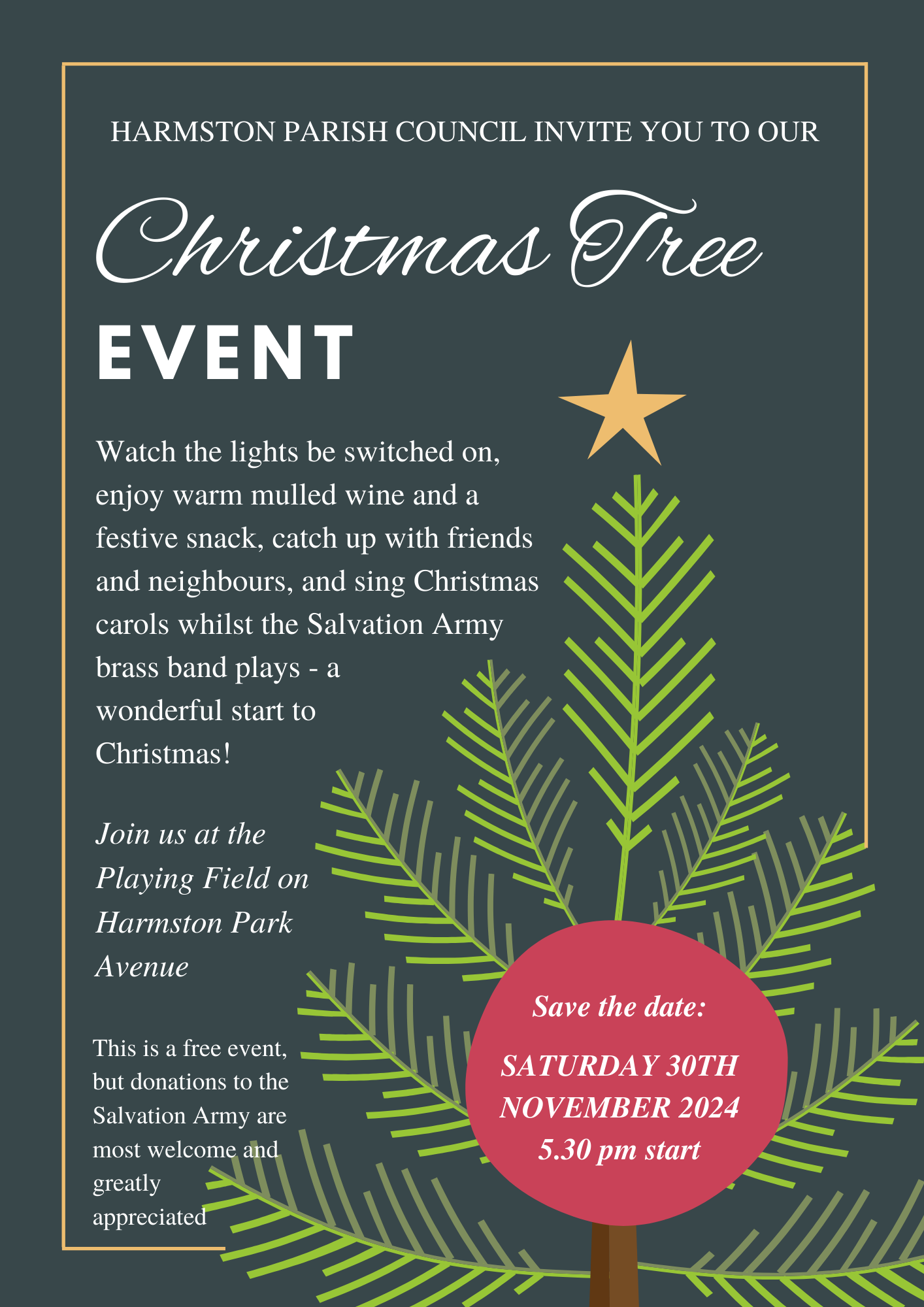 Christmas tree event